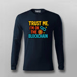 Blockchain Believer T-Shirt For Men – Trust Me, I’m Verified