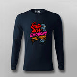 Error 404 Emotions Not Found T-Shirt For Men – Dead Inside