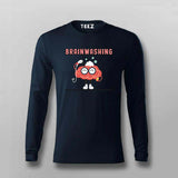 Brainwashing Science T-Shirt For Men - Funny & Smart Geek Tee