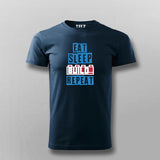 Eat Sleep Build Repeat T-Shirt for Men