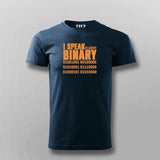 I Speak Fluent Binary T-shirt For Men