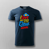 Lost in the Cloud T-Shirt For Men – Digital Disaster Edition