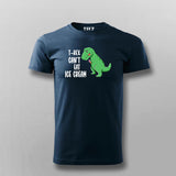 T-Rex Can't Eat Ice Cream | Funny T-shirt For Men