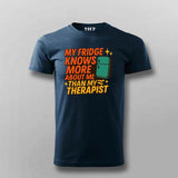 Fridge Knows Me T-Shirt For Men – Confessions of a Midnight Snacker