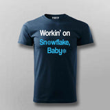 Snowflake, Baby T-Shirt – Cool Nerd Humor for Men