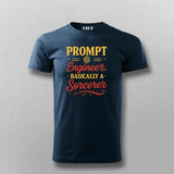 Prompt Engineer T-Shirt for Men – AI Wizard Mode Activated