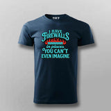 Firewall Defense Mode T-Shirt For Men – Built Like a Network Fortress