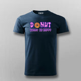 Donut Worry Be Happy T-Shirt for Men