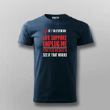 Life Support Reboot Men's T-Shirt – Dark Tech Humor
