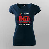 Life Support Reboot Women's T-Shirt – Code-Level Humor