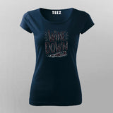 Wine Down T-Shirt for Women – Chill Tee Online India