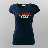 Vamos Rafa T-Shirt for Women Rafael Nadal Fan Gear