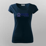IISER Mohali Logo T-shirt For Women