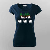 Ctrl Alt Del T-Shirt For Women – Funny Programmer & IT Humor