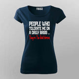 Real Heroes Funny T-Shirt For Women – "Tolerance at Its Best"