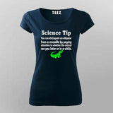 Science Tip Alligator T-Shirt For Women - Fun Learning Apparel