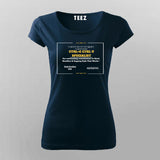 Ctrl+C Ctrl+V Specialist T-Shirt for Women – Certified Code Copier