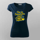 Superposition Coffee Mode T-Shirt For Women – Quantum Caffeine State