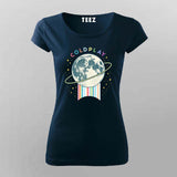 Coldplay Moonlight Galaxy T-Shirt For Women – Music of the Spheres