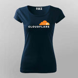 Cloudflare Logo T-Shirt for Women – Style Meets Speed