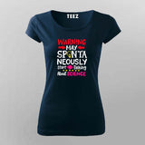 Warning! Science T-Shirt For Women - Fun Geeky