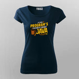 Funny Python Java T-shirt For Women