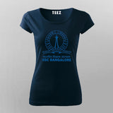 IISC Bangalore Institute Logo Graphic T-shirt For Women