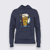 Beer Me Up T-Shirt for Women – Funny Online India Tee