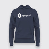 genpact navy hoodie for women 