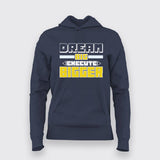 Dream Bigger – Go Beyond Limits Motivational Hoodie For Women