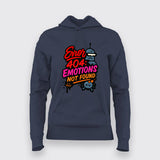 Error 404 Emotions Not Found T-Shirt For Women – Dead Inside