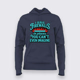 Firewall Defense Mode Hoodie For Women – Built Like a Network Fortress