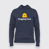 Hugging Face Hoodie for Women – AI Vibes with a Smile