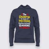 Universe & Protons Science T-Shirt For Women - Geeky & Fun