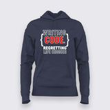 Writing Code T-Shirt for Women – Life Choices Edition