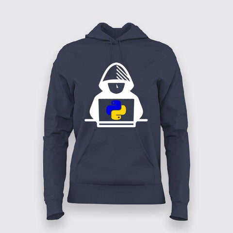 Python Hacker Hoodie For Women – Cool Programmer & Coder