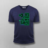 VS Code Is My Safe Space T-Shirt For Men – Dev Comfort Mode