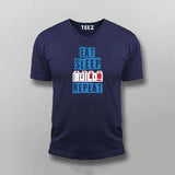 Eat Sleep Build Repeat T-Shirt for Men