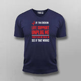 Life Support Reboot Men's T-Shirt – Dark Tech Humor