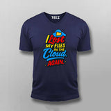 Lost in the Cloud T-Shirt For Men – Digital Disaster Edition