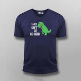 T-Rex Can't Eat Ice Cream | Funny T-shirt For Men