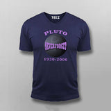 Pluto Never Forget Honoring the Lost Planet T-Shirt – For Men