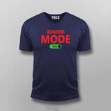 Ignore Mode On Funny T-shirt For Men