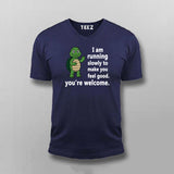 I Am Running Slowly T-shirt For Men