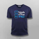H2O Full Science T-Shirt For Men  – Funny Physics
