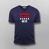 Optimism Never T-shirt For Men