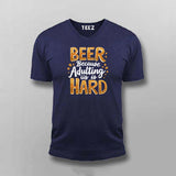 Beer Adulting T-Shirt for Men – Online India Chill Wear