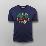 Winter Magic Christmas T-shirt For Men