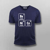 Be Nice - Science T-Shirt for Men - Geeky & Funny Science