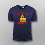 Firewall On Sleep Off T-Shirt for Men – Sysadmin Life Humor